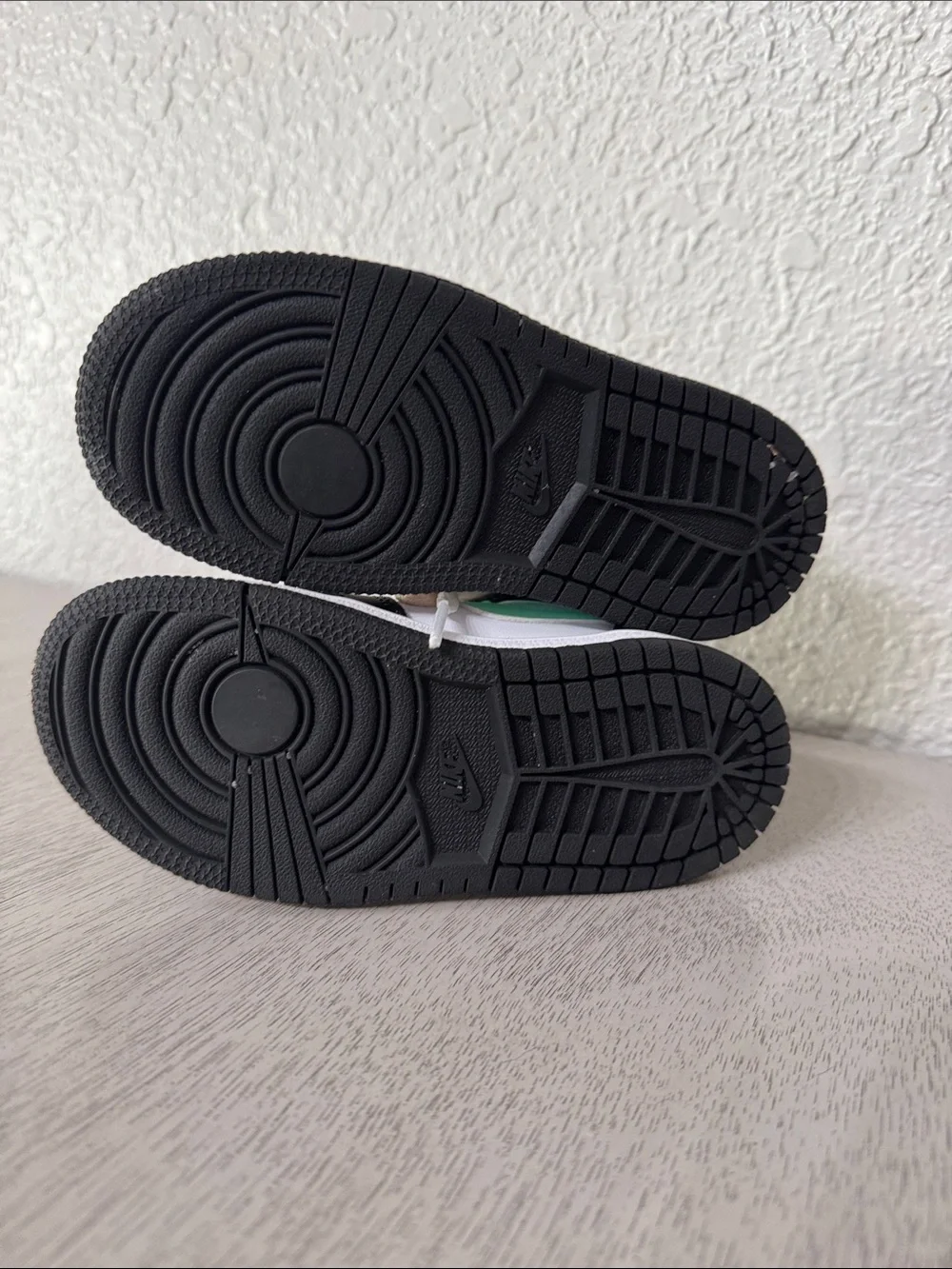 Nike Jordan Kids' Black, White & Mint High-Top Sneakers